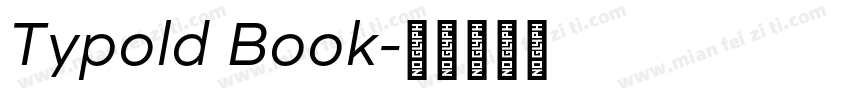 Typold Book字体转换